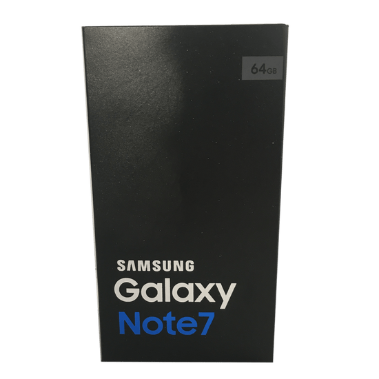 Samsung Galaxy Note7 Silver Titanium Kit Empty Box SKU 000335-2