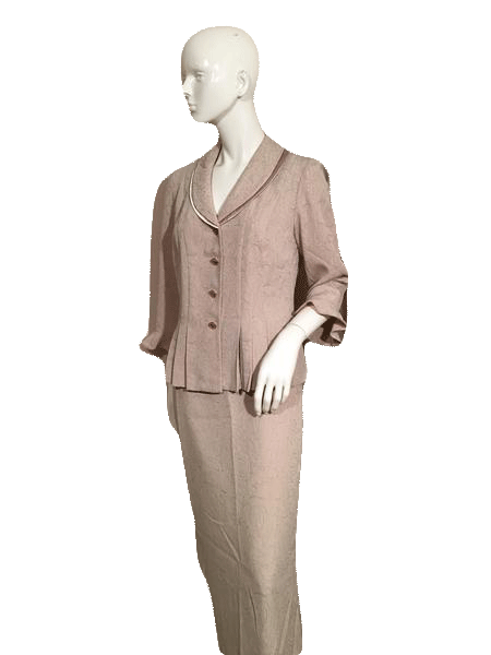 Danny and Nicole 70's 2 Piece Skirt and Top Taupe Size 8 SKU 000122 Designers On A Dime Danny and Nicole 70's 2 Piece Skirt and Top Taupe Size 8 SKU 000122 Designers On A Dime