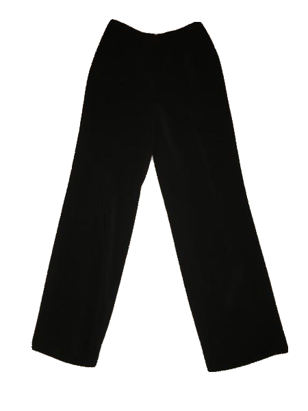 Load image into Gallery viewer, Collections for Le Suit 70&amp;#39;s Black Pants Size 6 SKU 000122

