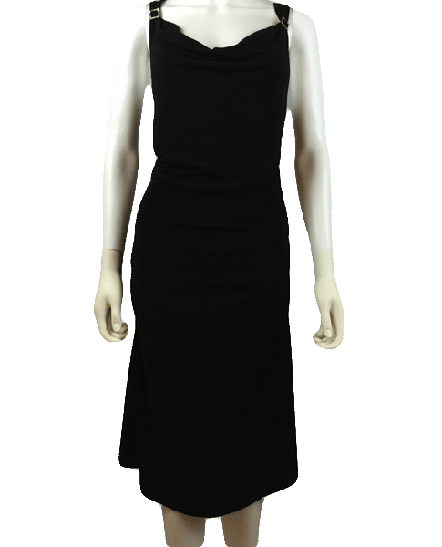 Load image into Gallery viewer, Necessary Objects 70&amp;#39;s Little Black Dress Size Large SKU 000061
