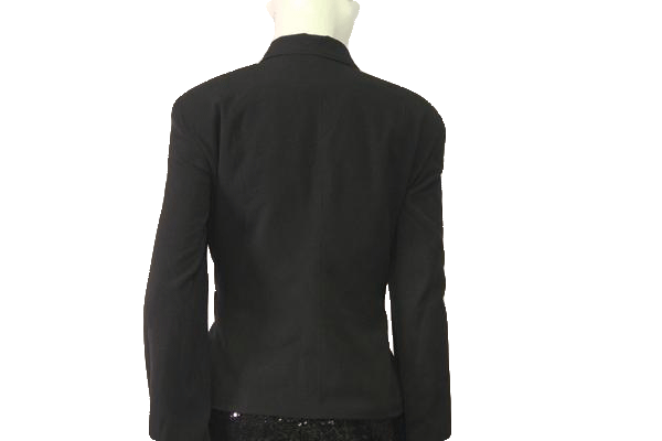 Requirements 70's Blazer Black Size 14 SKU 000050
