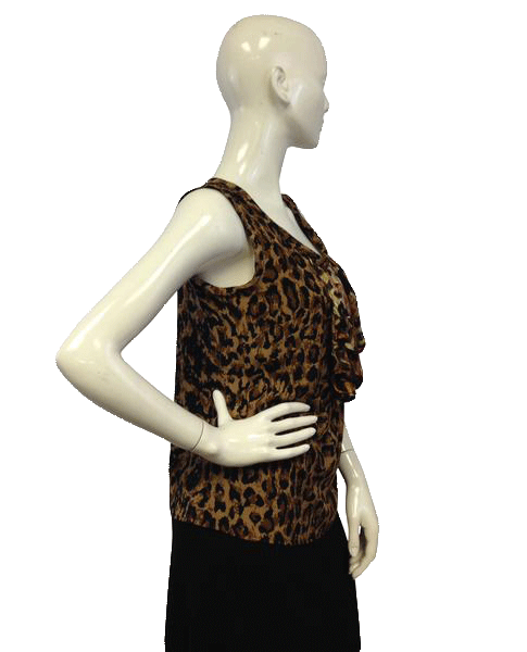 Animal Print Cheetah Sleeveless Blouse (SKU 000027)