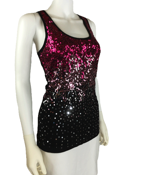 Dots 80's Top Sequin Sexy Size Large SKU 000025