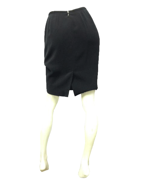 Lord and Taylor Classic Black Pencil Skirt Size 4