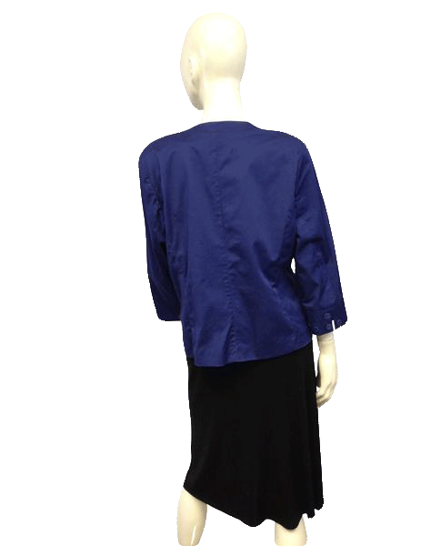 Load image into Gallery viewer, Joan Rivers 80&amp;#39;s Jacket Blue SKU 000030
