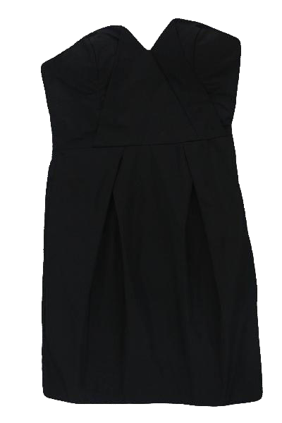Load image into Gallery viewer, BCBG 80&amp;#39;s Little Black Dress Strapless Size 2 SKU 000097
