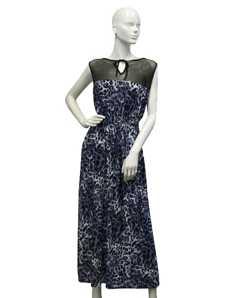 Load image into Gallery viewer, Mystic Blue Leopard Dress Size XXL SKU 000061
