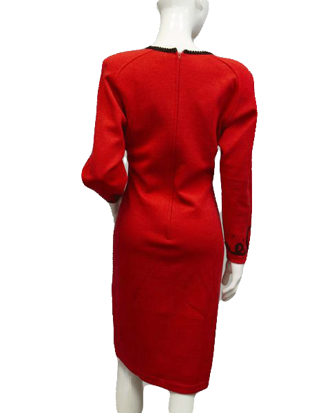 Outlander 70's Dress Red Knit Size M SKU 000089