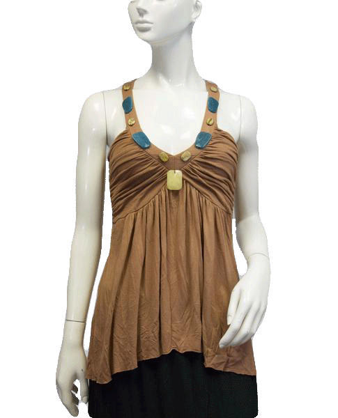 Prairie New York One With Nature Boho Top Size S SKU 000081