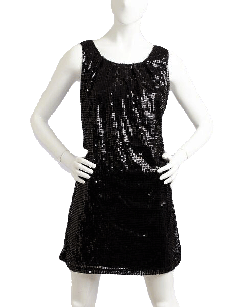 Spotlight Black Sequin Dress Size Medium (SKU 000