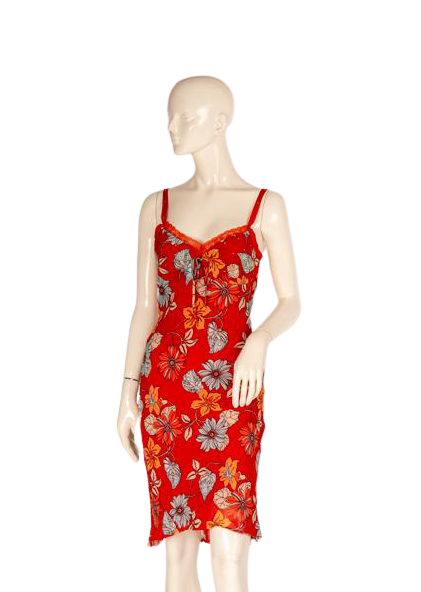 Sharagano Paris Dress Orange Light Blue Size S SKU 000309-10 Designers On A Dime Sharagano Paris Dress Orange Light Blue Size S SKU 000309-10 Designers On A Dime