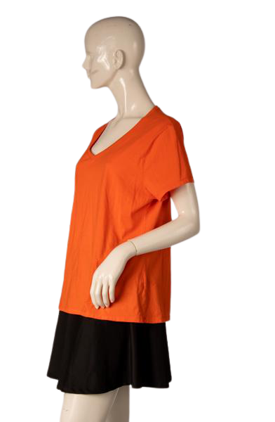 Hane's Women's Tee Shirt Orange Size XL SKU 000295-1