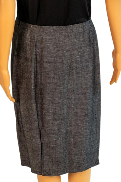 Liz Claiborne 70's Skirt Grey Size 12 NWT SKU 000290-5