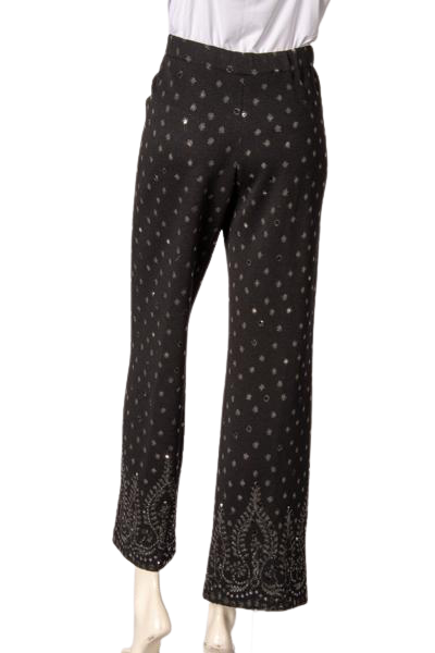 St. John Women's Pants Black Size 10 SKU 000302-2