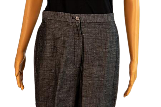 Liz Claiborne 70's Pants Grey Size 10 NWT SKU 000290-6