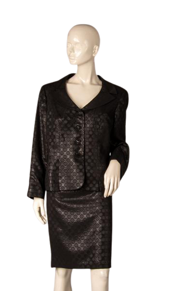 Kasper Women's 2PC Suit Black Size 18 SKU 000299-9