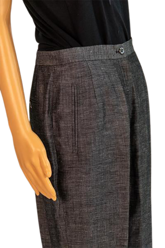Load image into Gallery viewer, Liz Claiborne 70&amp;#39;s Pants Grey Size 10 NWT SKU 000290-6
