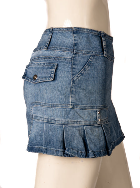 Yes Brazil Jeans Denim Mini Skirt Size 6 (SKU 000251-4)