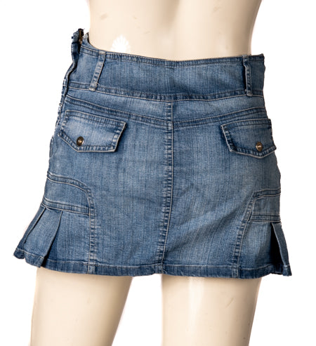 Yes Brazil Jeans Denim Mini Skirt Size 6 (SKU 000251-4)