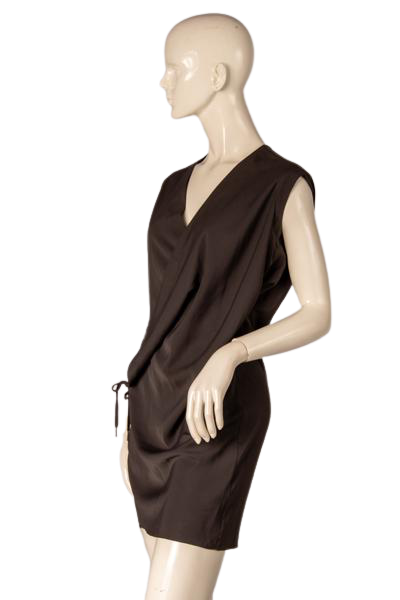 Load image into Gallery viewer, Allsaints Smoke Grey Dress Size 2 SKU 001005
