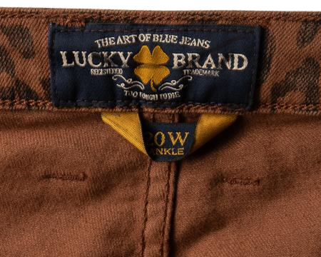Lucky Brand 80's Jeans Brown Animal Print Size 20W SKU 000105