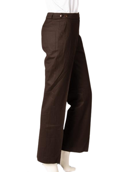 Load image into Gallery viewer, Talbots Dark Brown Dress Pants Size 8 SKU 000120
