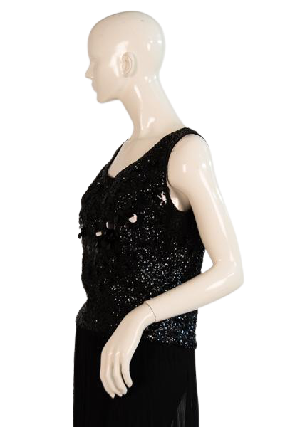 Load image into Gallery viewer, Tank Top Black Size 36 SKU 000290-13
