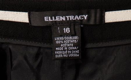 Ellen Tracy Women's Pants Black Size 16 SKU 000307-9