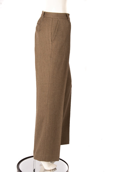 Ralph Lauren Women's Pants Brown & Tan Size 16 NWT SKU 000287-1