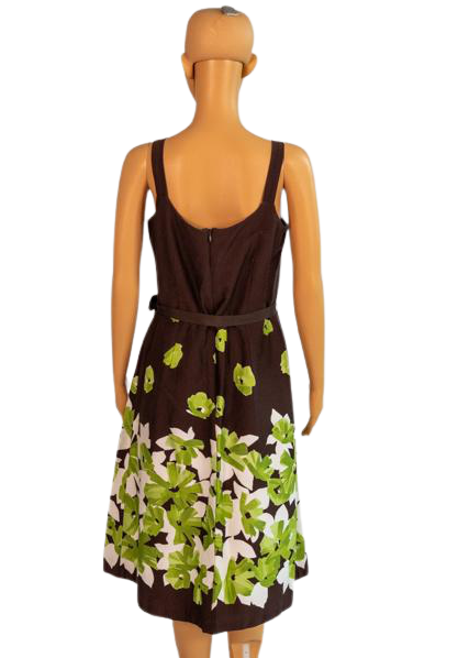 Studio 1 70's Dress & Jacket 2 PC Set Floral Print Size 6 SKU 000288-4