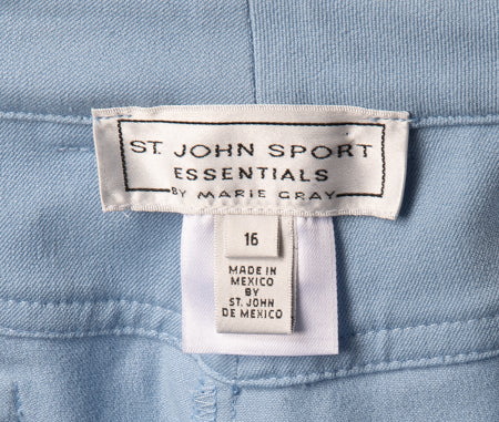 St John Women's Pants French Blue Size 16 NWT SKU 000287-4
