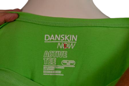 Danskin Now Active Tee Lime Green Size 2XL SKU 000298-7