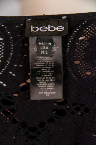 Bebe Top Black Size M/L SKU 000300-8