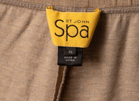 St John Women's Pants Beige Size XL SKU 000289-7