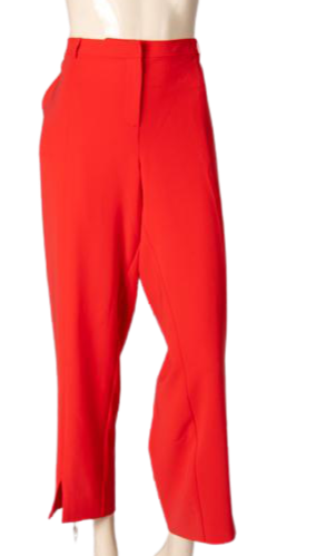 St John Women's Pants Tangerine Size 16 NWOT SKU 000289-8