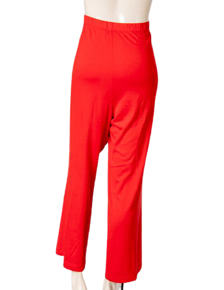 St John Spa Women's Pants Red Size L NWOT SKU 000289-9 – Designers