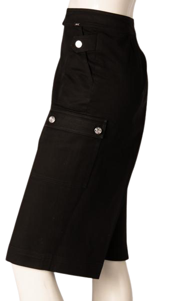 St Johns Women's Cargo Shorts Black Size 16 NWOT SKU 000289-12