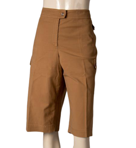St Johns Women's Cargo Shorts Beige Size 16 SKU 000289-15