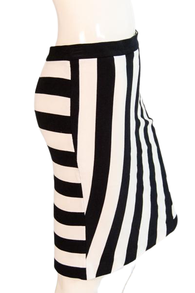 Banana Republic Skirt Black & White Size 4 SKU 000294-6
