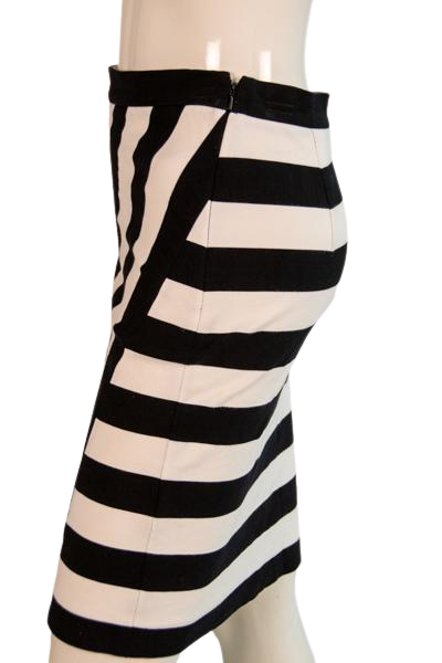Banana Republic Skirt Black & White Size 4 SKU 000294-6