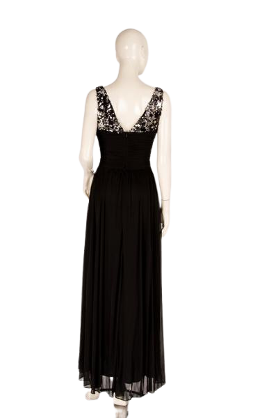 Alex Evenings 80's Dress Black Size 10 SKU 000309-8