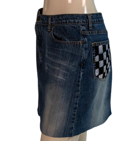 Ralph Lauren Skirt Denim Knee length Size 8 SKU 000294-12