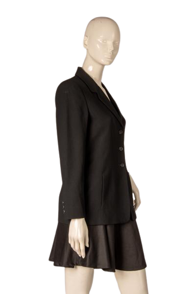 Linda Allard for Ellen Tracy Women's Blazer Black Size 4P SKU 000308-7