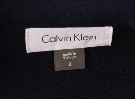 Calvin Klein Dress Dark Blue Size 6 SKU 000309-9