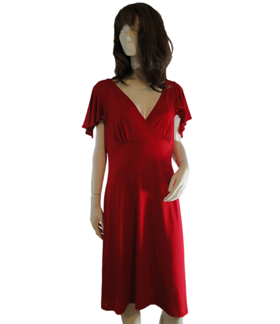 Calvin Klein 70's Dress Red Size 10 SKU 000238-7