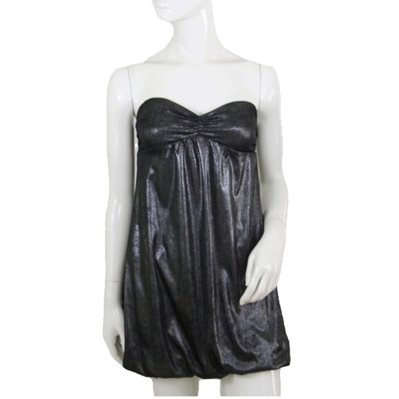 Guess Jeans Metallic Black Strapless Dress Size Small SKU 000167 –  Designers On A Dime