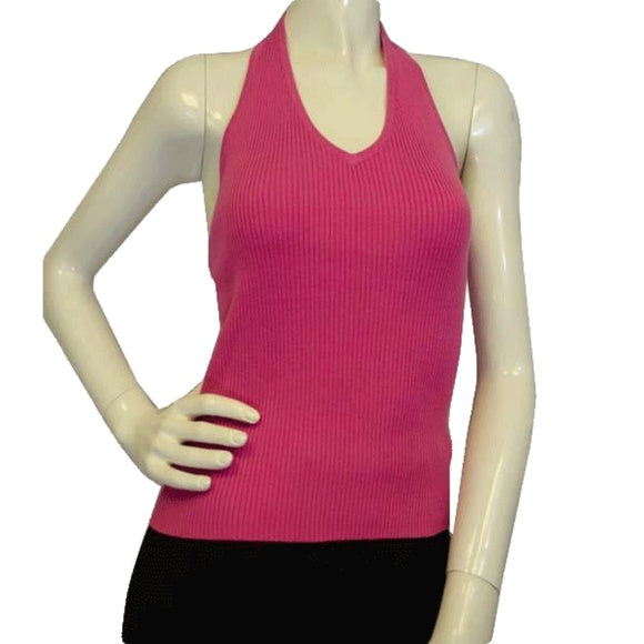 Guess Perfect In Pink Halter Top Size L (SKU 000012)