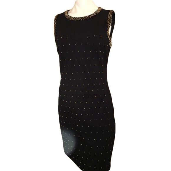 Juicy Couture 80's Black Above the Knee Length Sleeveless Dress with G Designers On A Dime Juicy Couture 80's Black Above the Knee Length Sleeveless Dress with G Designers On A Dime