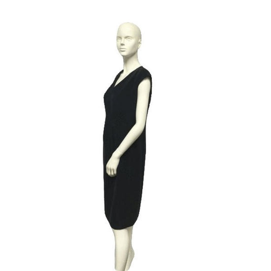 Jones New York 70's Black Dress Size 12 SKU 000076