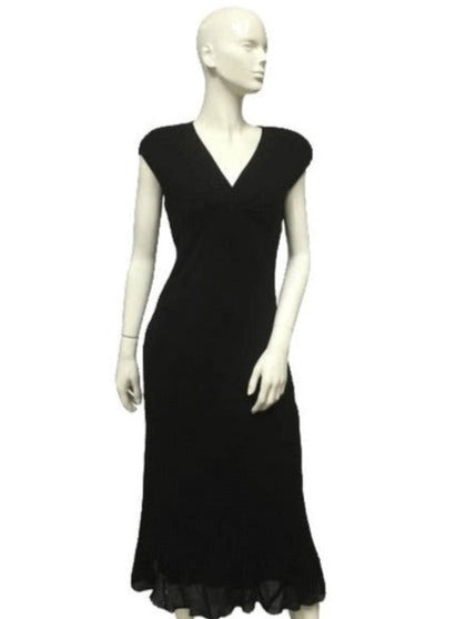Jones New York 70's Black Dress Size 6 SKU 000061 – Designers On A Dime